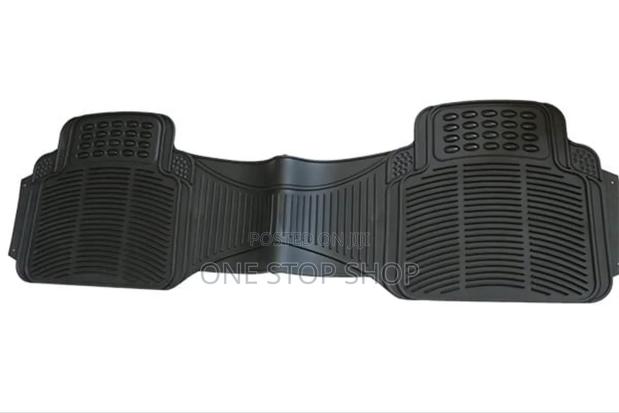 1pc Black Zone Tech All Weather Rubber Conjoined Mat - thumbnail 2