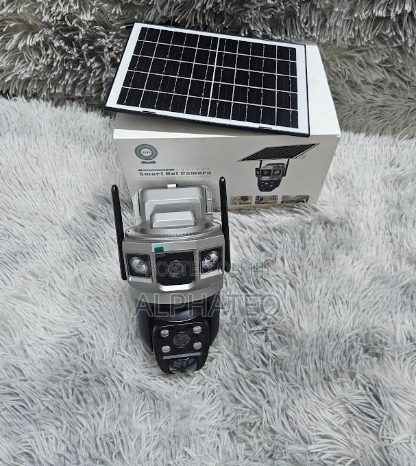 Solar Outdoor CCTV Network PTZ Dual Lens 4g Solar Camera