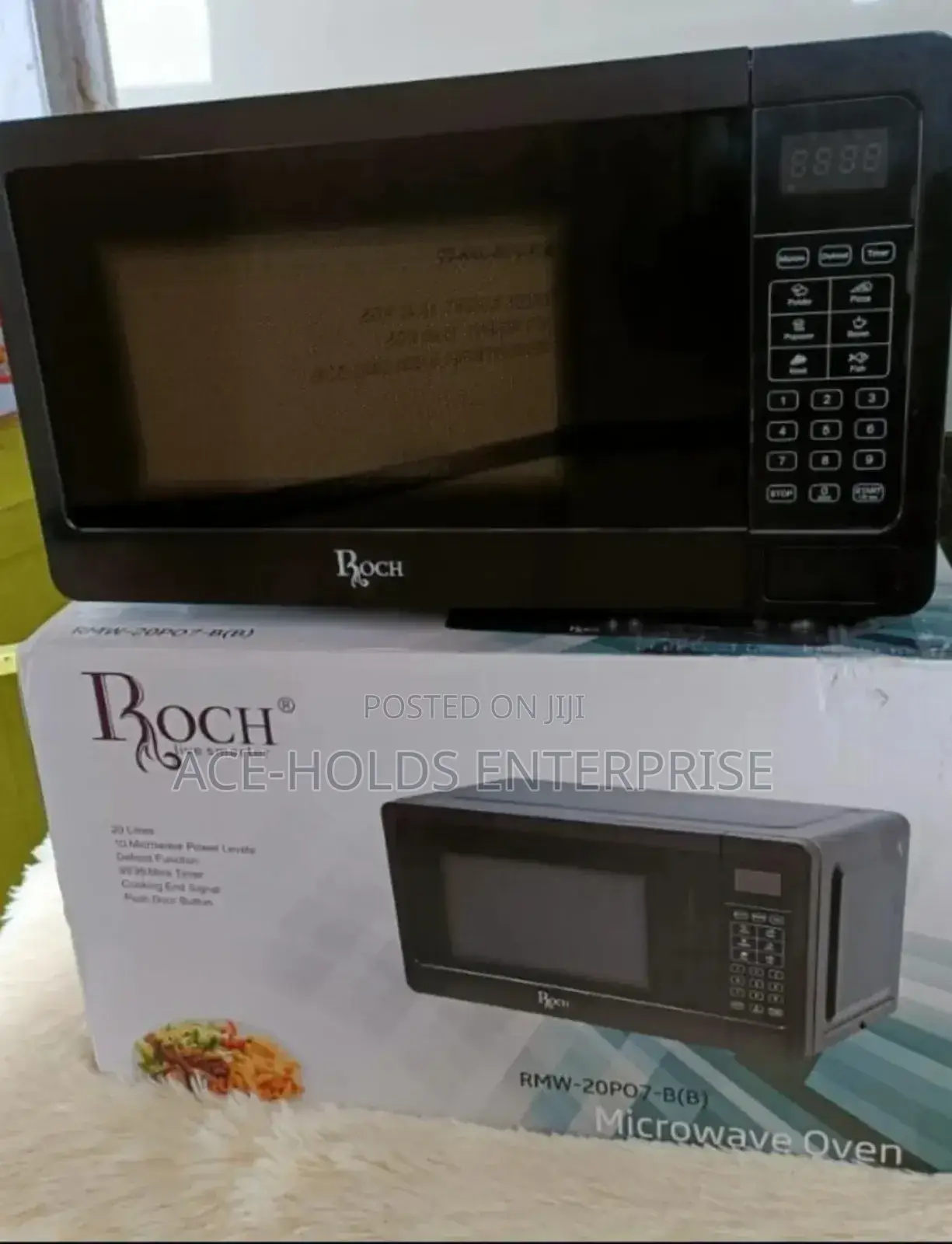 20 Litres Roch Digital Countertop Microwave Oven - Push Button