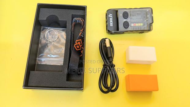 Boruit V20 Keychain Edc Flashlight Swivel Head Buzzer Usb Led - thumbnail 3