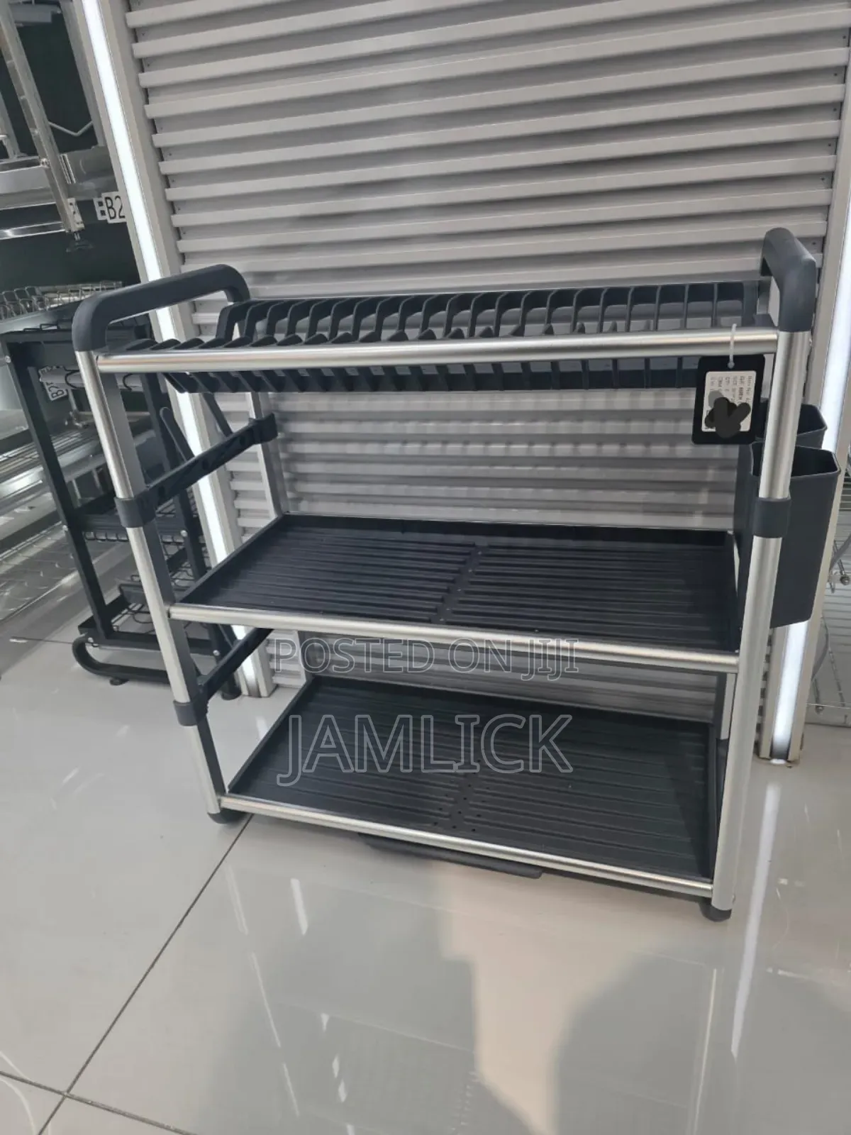 Premium 3-Tier Aluminium Dish Drainer – Av