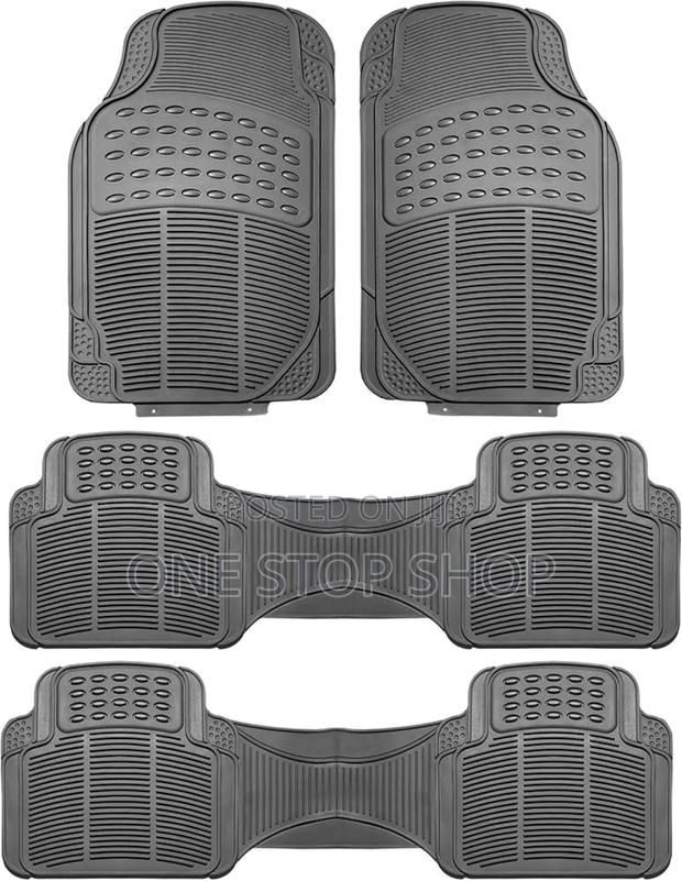 7 Seater Zone Tech Rubber Black Mats