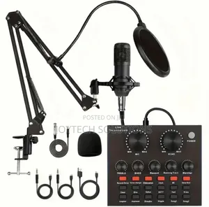 Condenser Microphone Bm800+V9 Sound Card