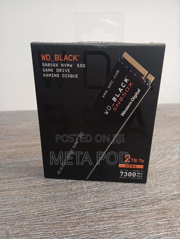 Wd Black 2tb Sn850x Nvme Internal Gaming SSD Solid State Drive Gen4 - main view