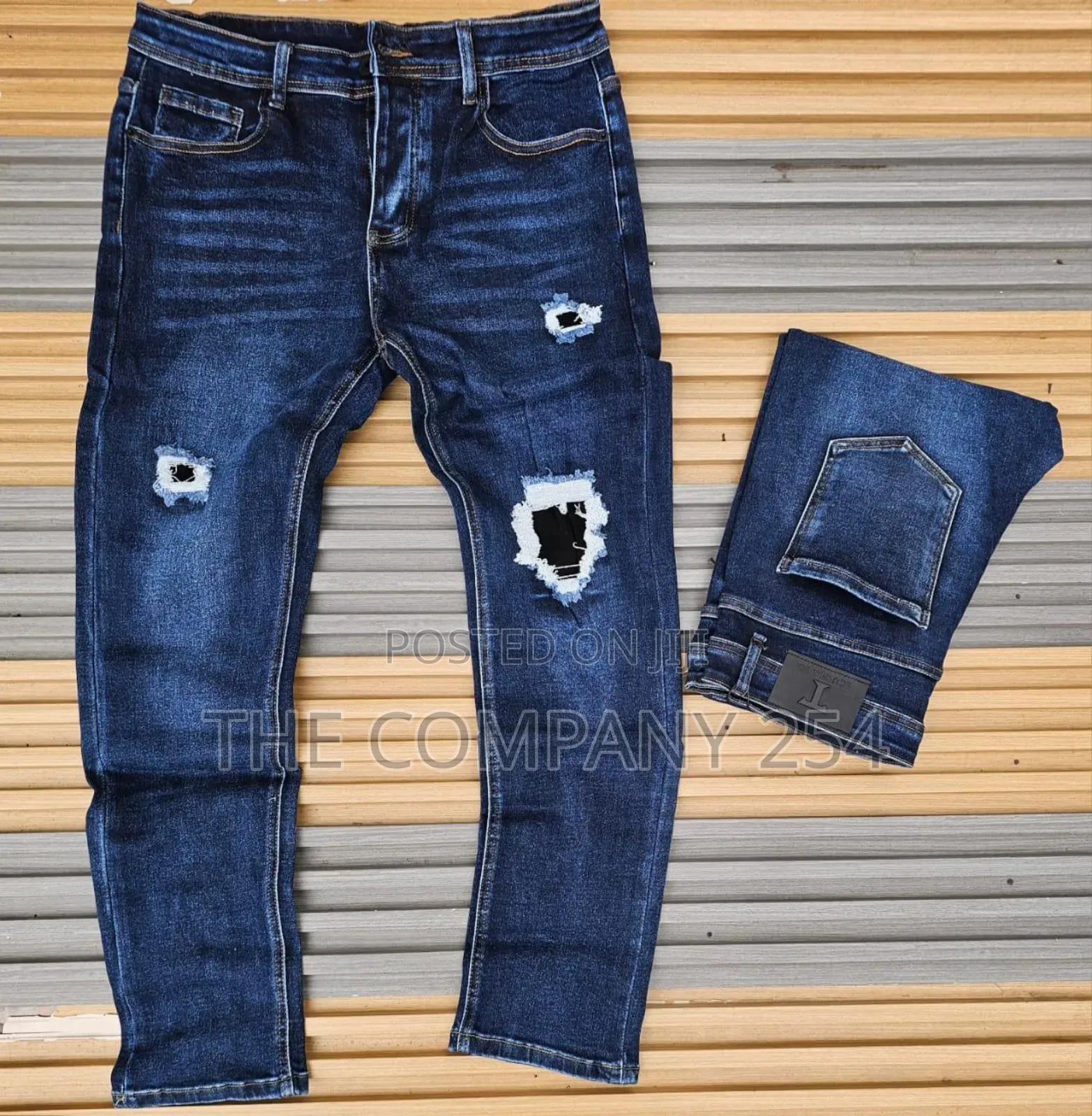 Quality Casual Denim Men Plain Designer Men Jeans Trouser