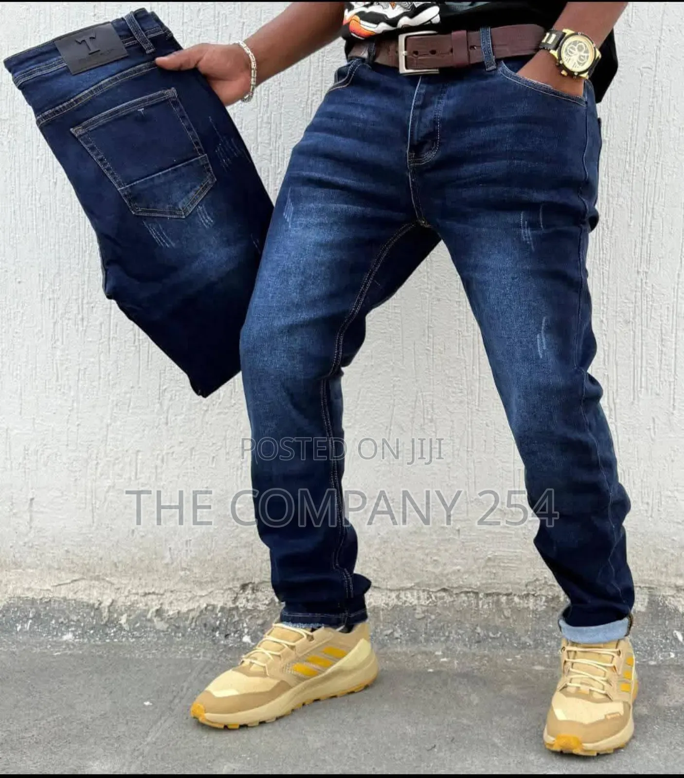 Quality Casual Denim Men Plain Designer Men Jeans Trouser
