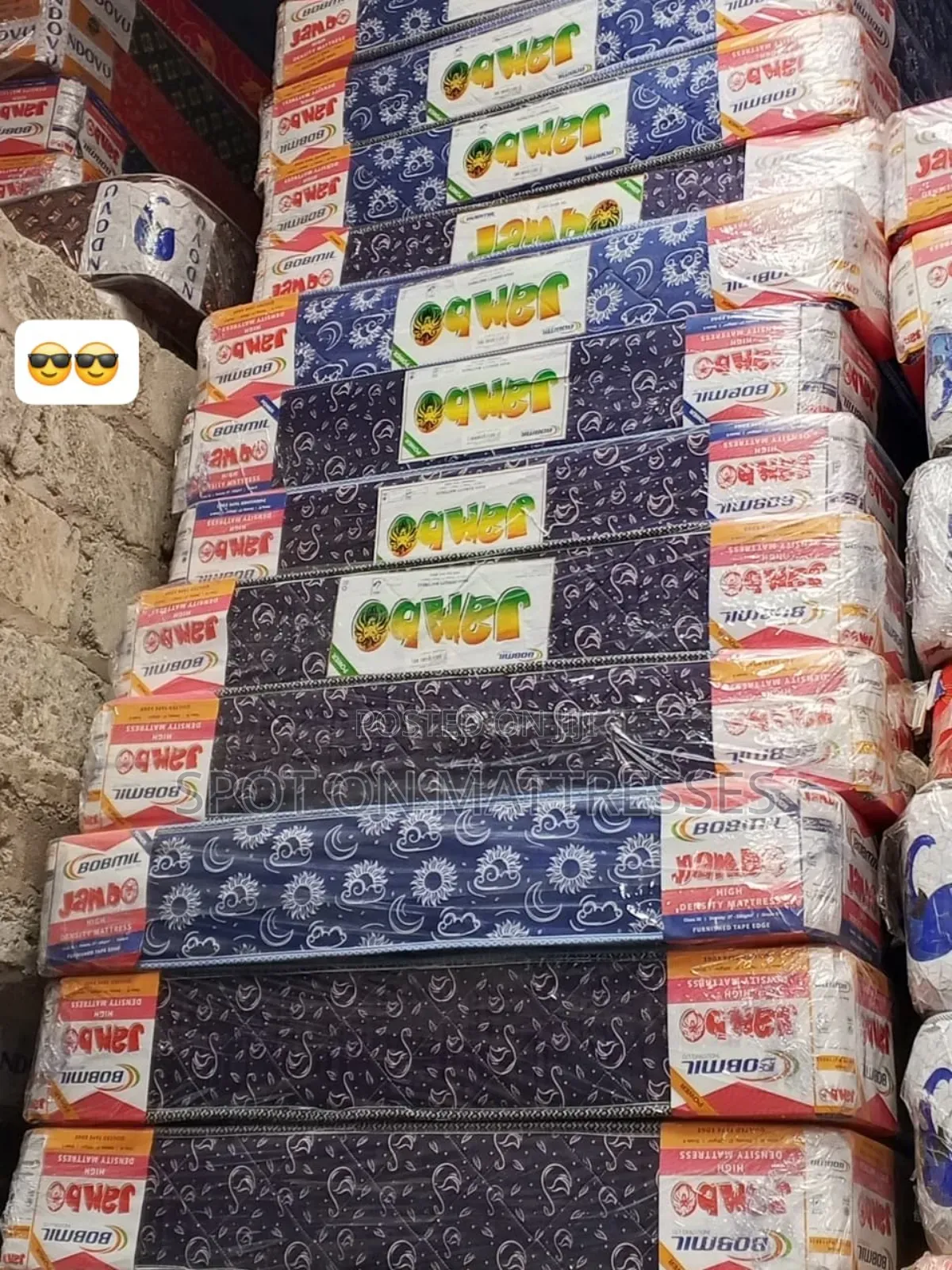 4x6x8 High Density Bobmil Jambo Durable Mattresses + Free Delivery