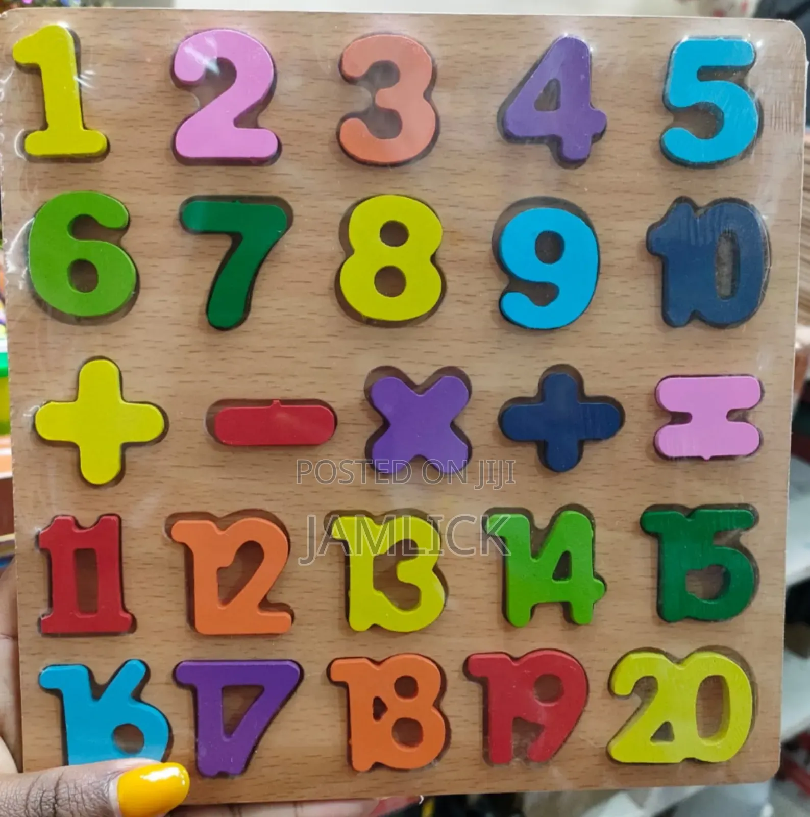 Numerical 123 Wooden Puzzles - Jy