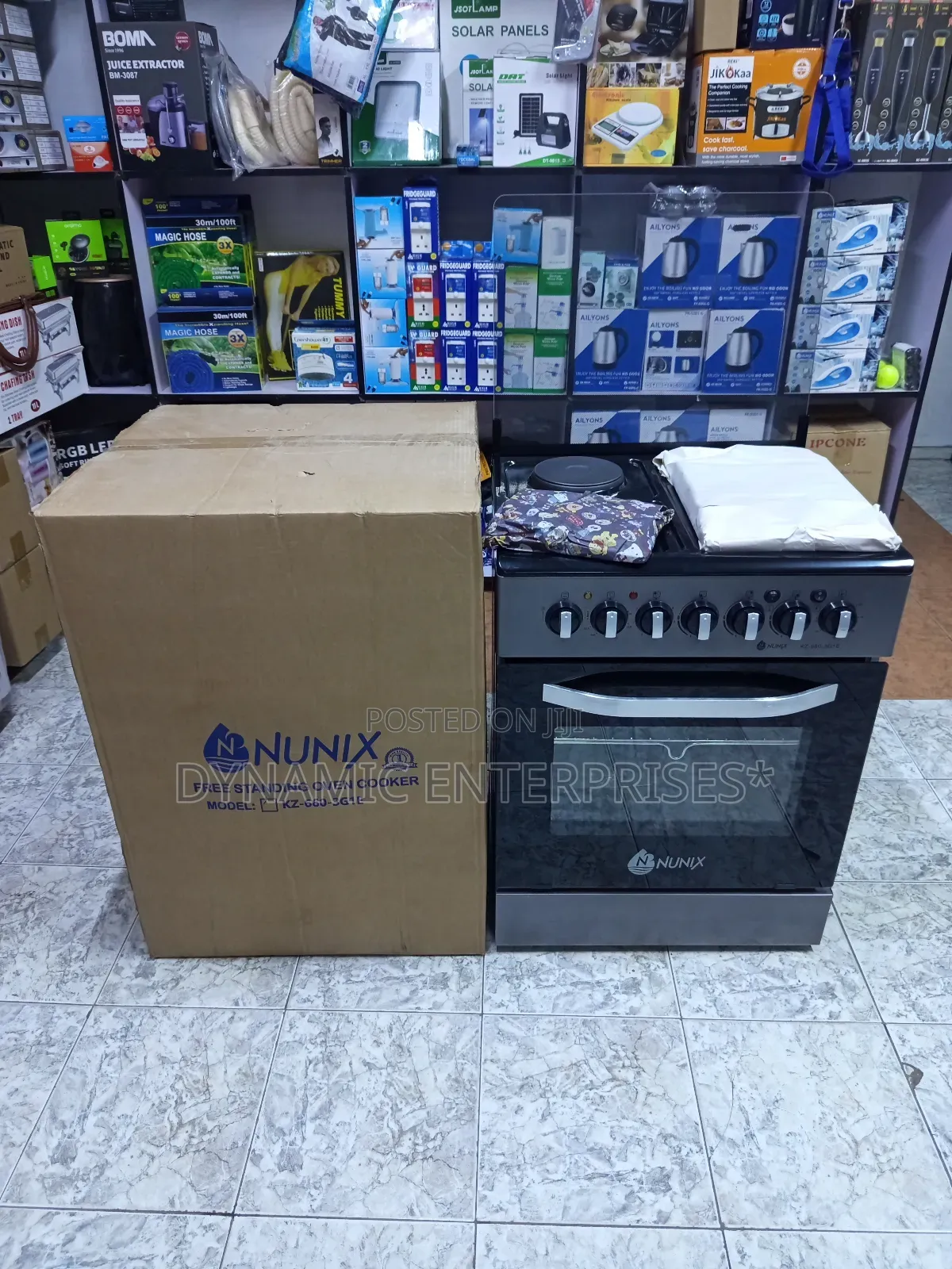 60*60 Nunix Free Standing Oven Cooker