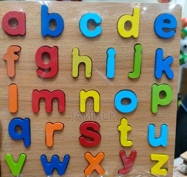 Lowercase A,B,C Wooden Puzzles – Educational Alphabet Toy - Jy