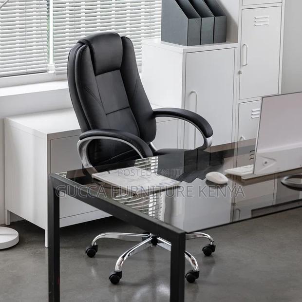Leather Executive High Back Office Chair - thumbnail 10