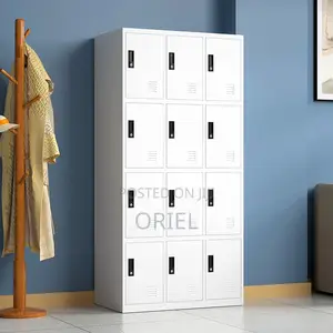 Office Cabinet : 12-Door Modern Office Steel Cabinet