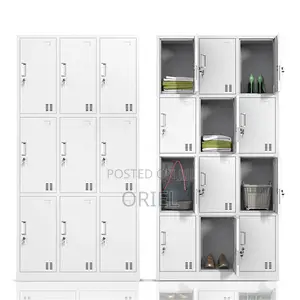 Office Cabinet : 12-Door Modern Office Steel Cabinet