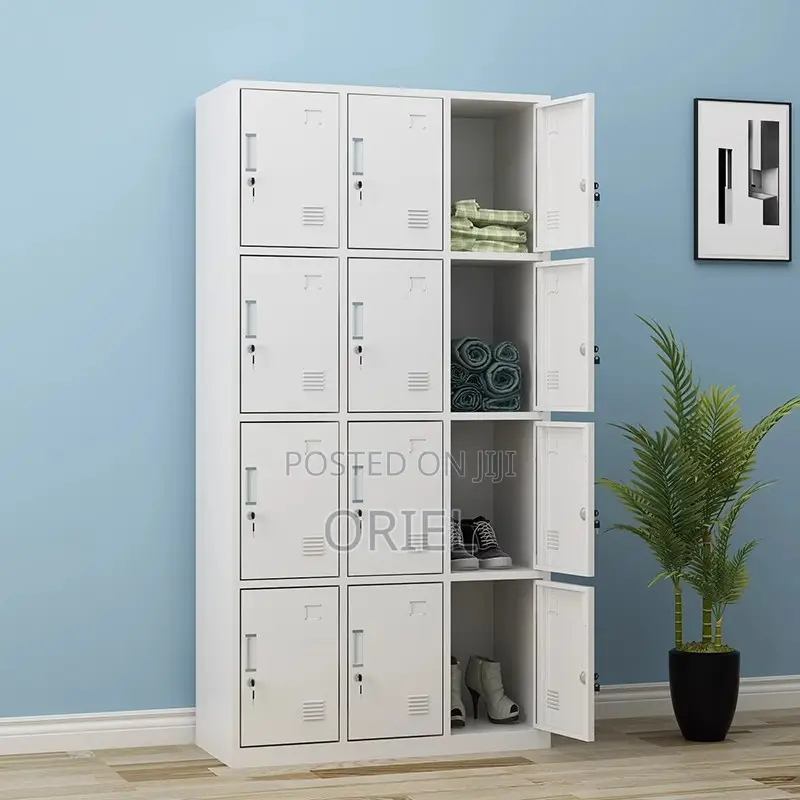 Office Cabinet : 12-Door Modern Office Steel Cabinet