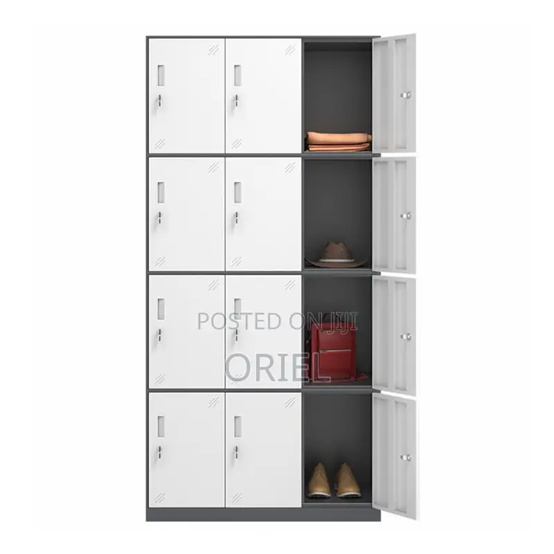 Office Cabinet : 12-Door Modern Office Steel Cabinet