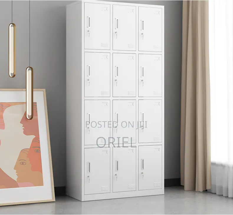 Office Cabinet : 12-Door Modern Office Steel Cabinet