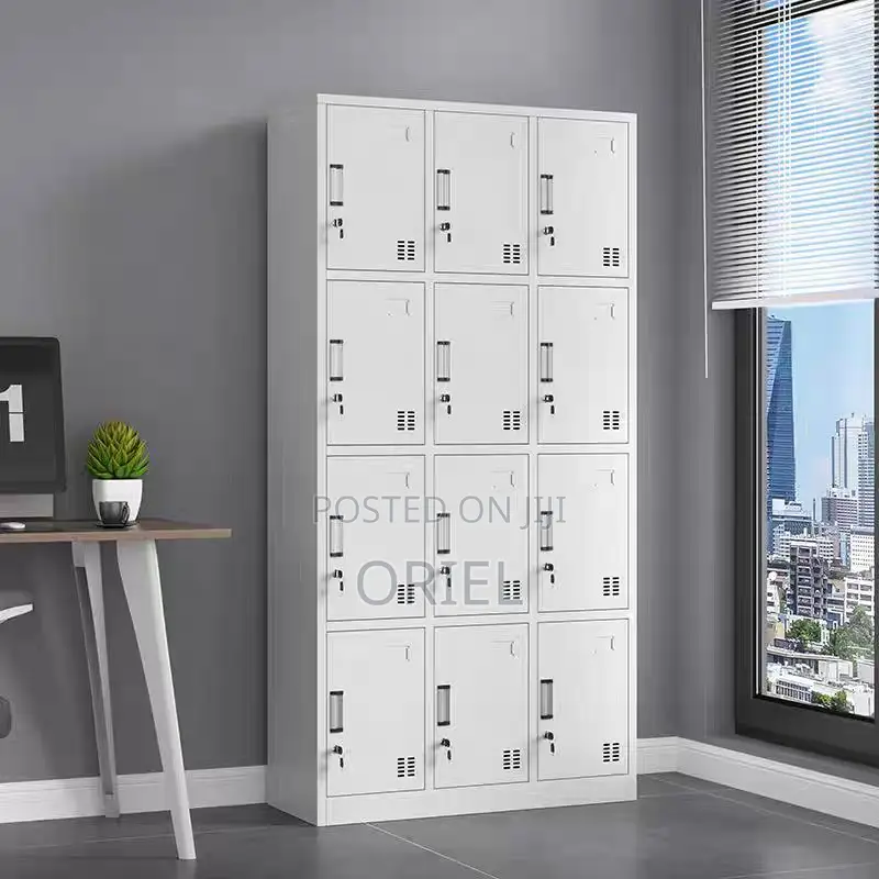Office Cabinet : 12-Door Modern Office Steel Cabinet