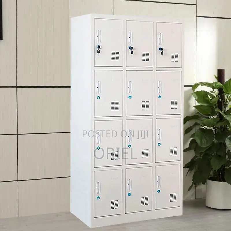 Office Cabinet : 12-Door Modern Office Steel Cabinet