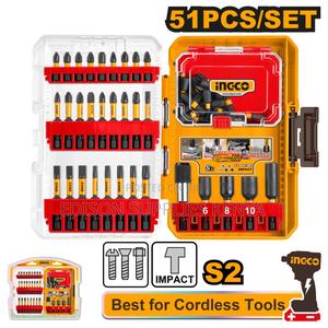 Ingco 51pcs Impact Screwdriver Bits Set Cordless Drill Bit - thumbnail 2
