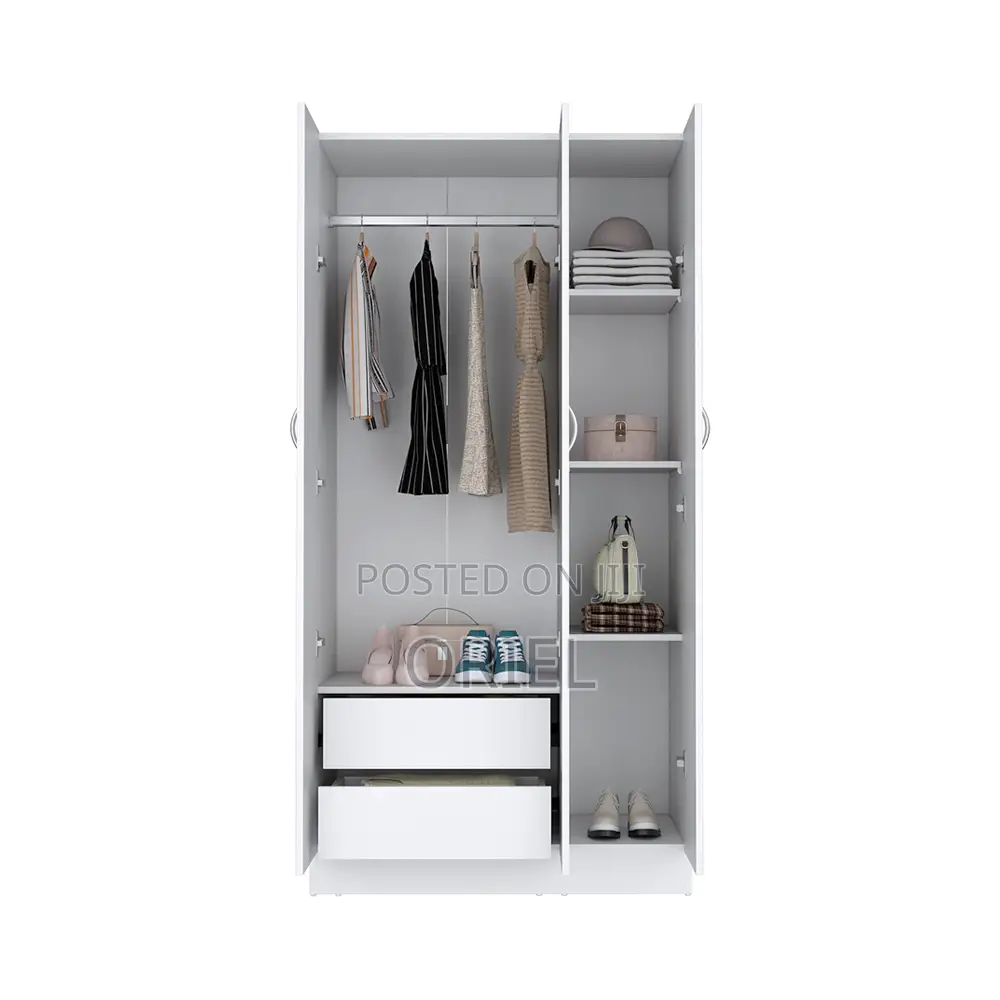Modern Cabinet : 3-Door Wooden Wardrobe