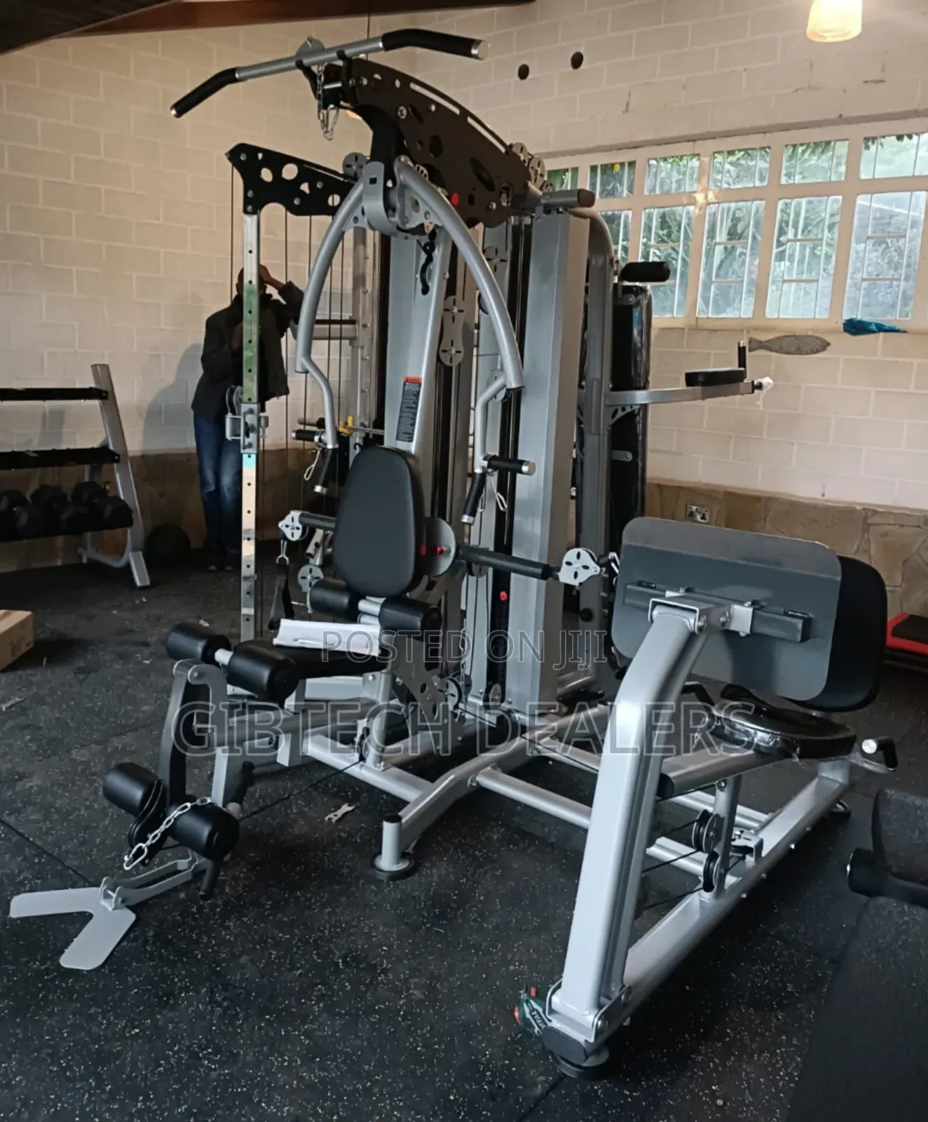 5 Station Multi-Gym Machine Full Strength Training Equipment I