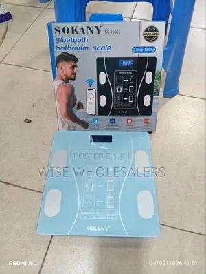 Sokany Sk-19019 Bluetooth Bathroom Scale.