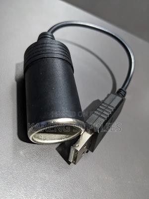 Usb Port to 12v Car Cigarette Lighter Socket Converter - thumbnail 2