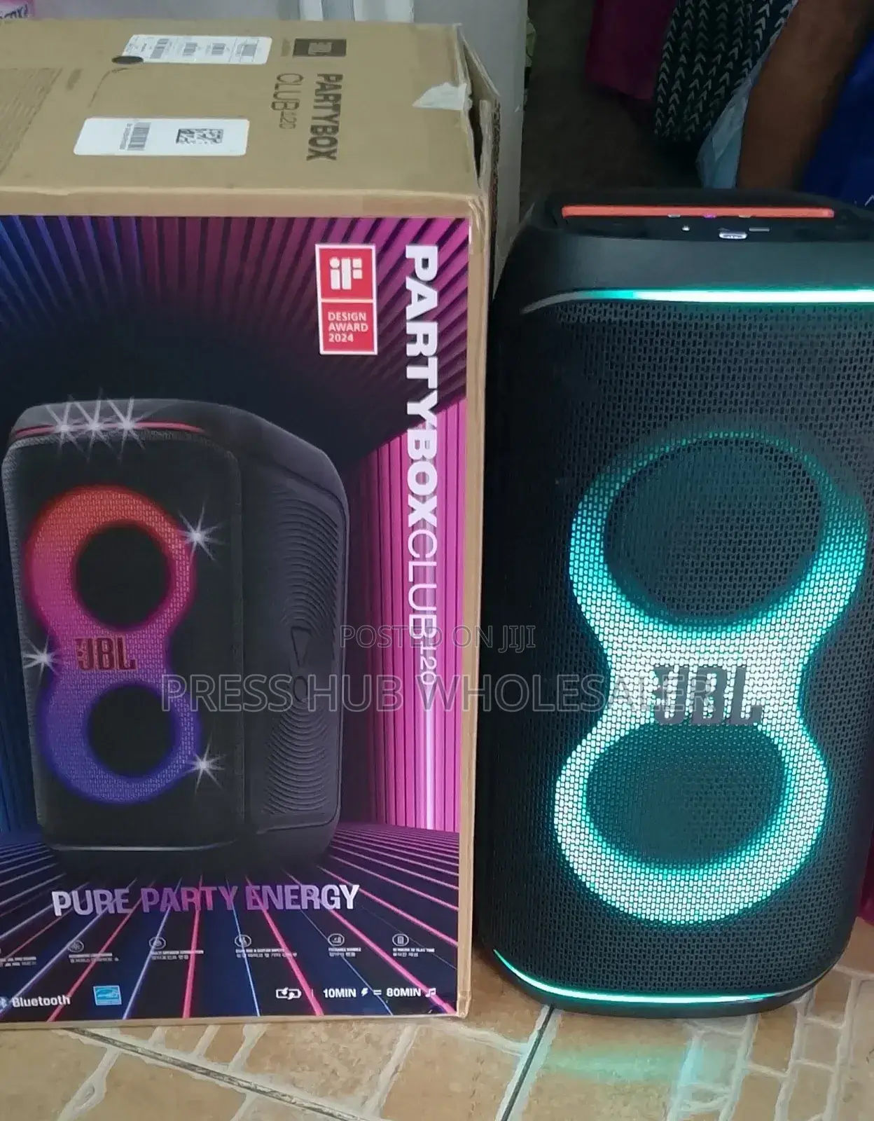 JBL Partybox Club 120 Portable Party Speaker. : ;