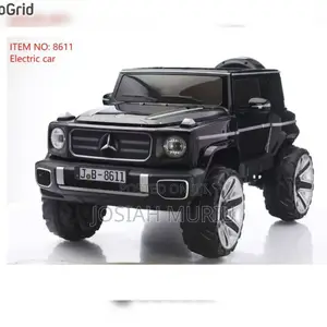 Black Mercedes-Benz Amg G63 Electric Kids' Ride-on Car.