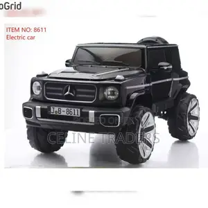 Black Mercedes-Benz Amg G63 Electric Kids' Ride-on Car.