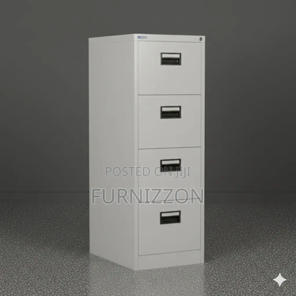Quality 4 Drawer Metallic Filing Cabinet for Workspaces