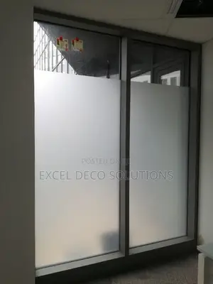 Frosted Window Film – Decorative Privacy Film