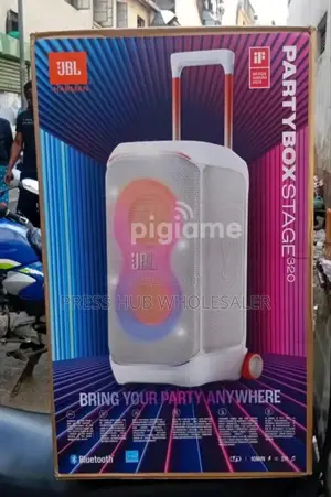 JBL Partybox Stage 320 Portable Party Speaker. " 