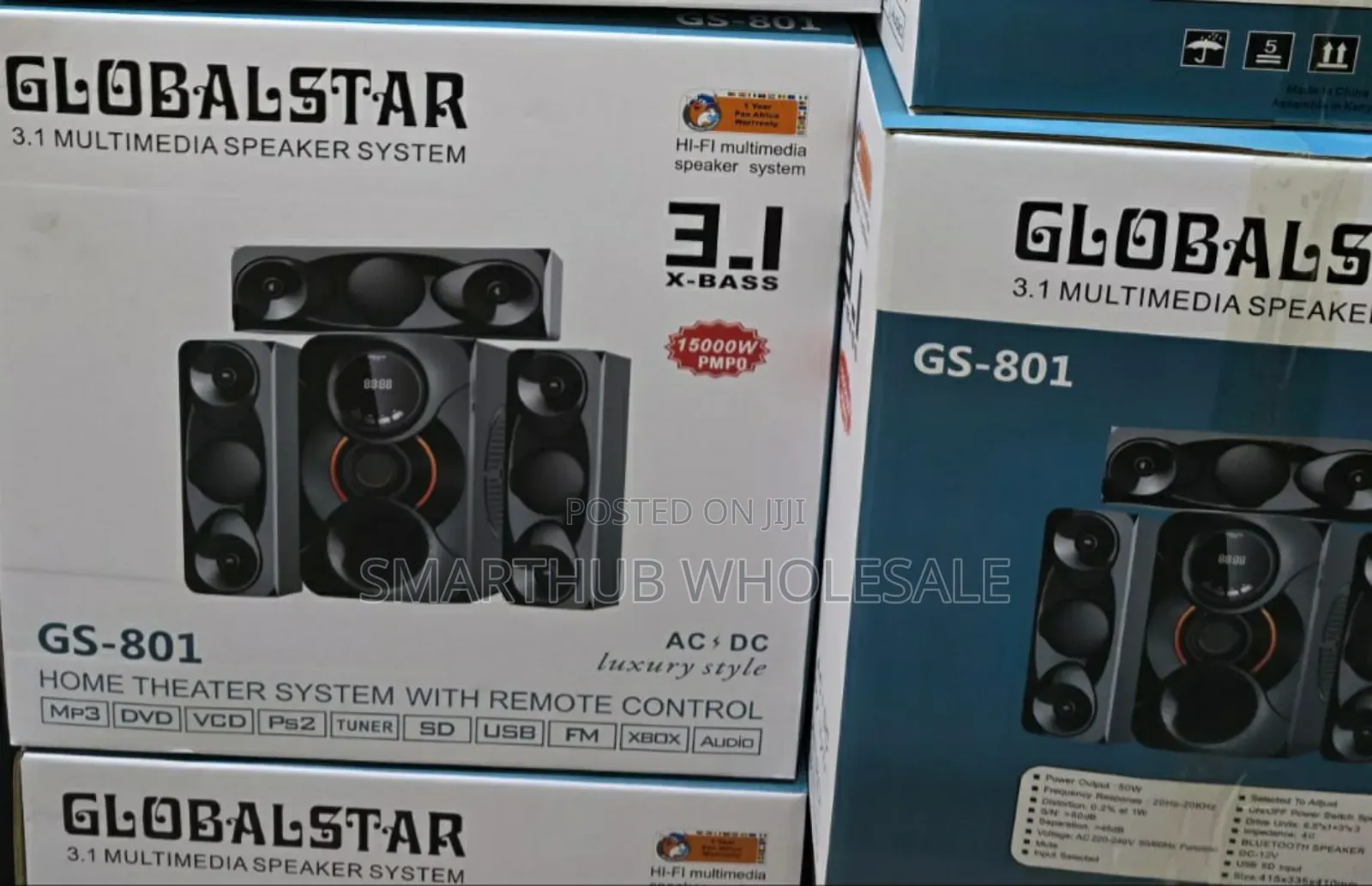 Gs-801 Globalstar Home Theater System 3.1 Channel
