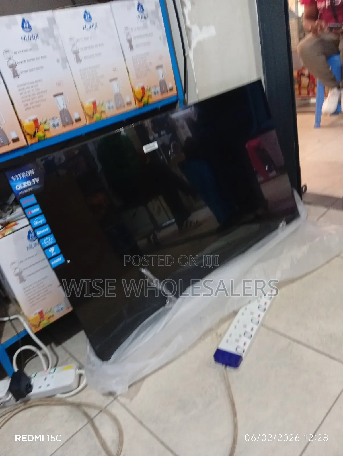 Vitron Qled 43"Inches,Frameless FHD Smart Android Tv Appstore√√