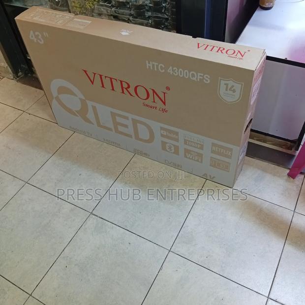 Vitron 43-Inch Qled Smart Tv, Model HTC 4300qfs - thumbnail 3