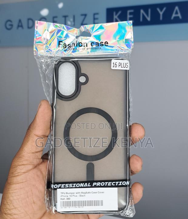 Tpu Bumper With Magsafe Case Cover for iPhone 16 Series - thumbnail 3