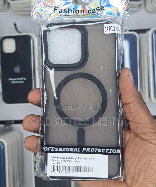 Tpu Bumper With Magsafe Case Cover for iPhone 14 Series - thumbnail 2