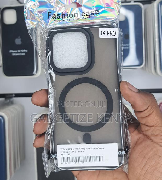 Tpu Bumper With Magsafe Case Cover for iPhone 14 Series - thumbnail 4