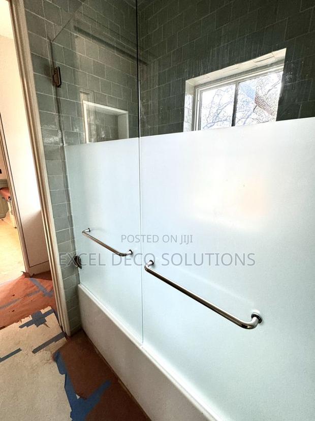 Frosted Window Film – Minimalist Privacy Film