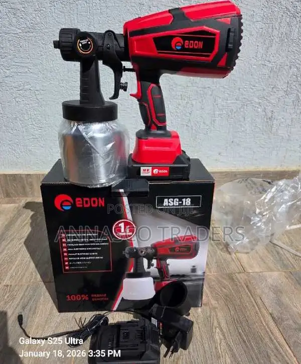 Edon Asg-18 Cordless Electric Spray Gun.