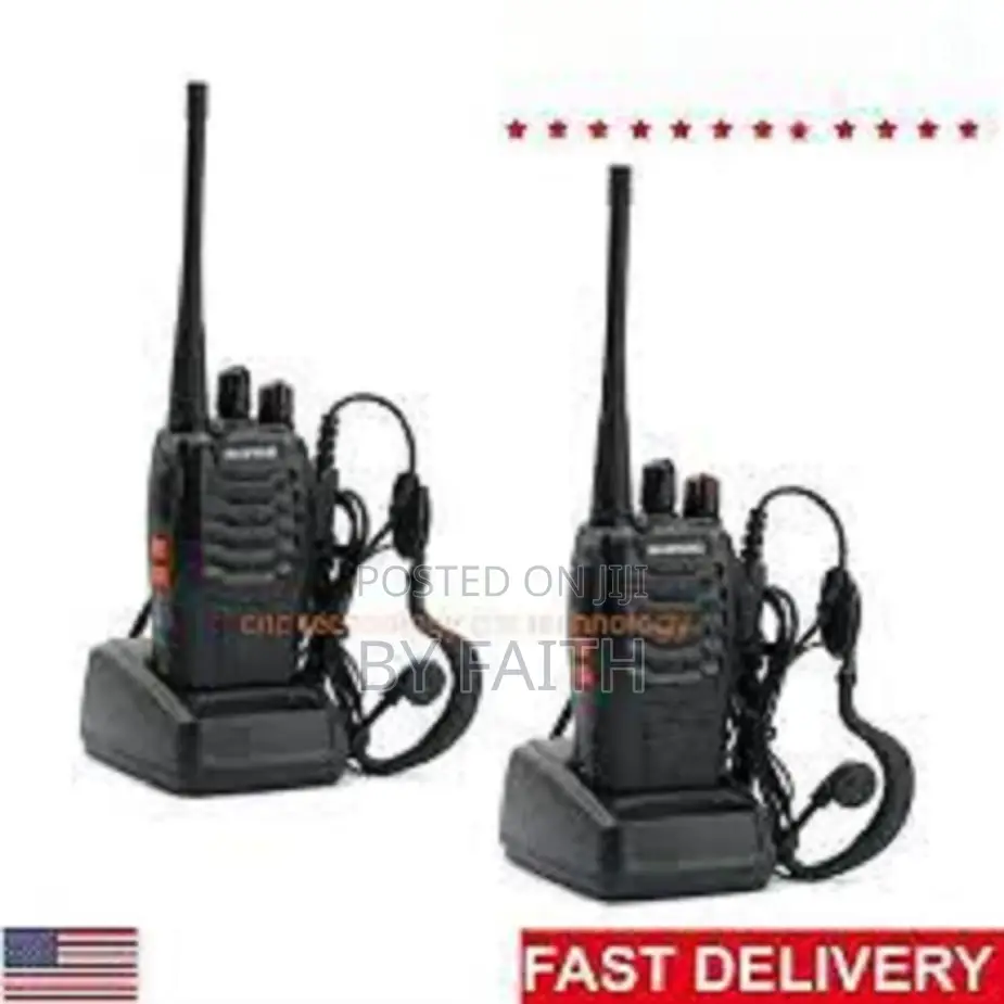 Baofeng Walkie Talkie Radio Calls 2 Pieces Premium 3-5km Range Device