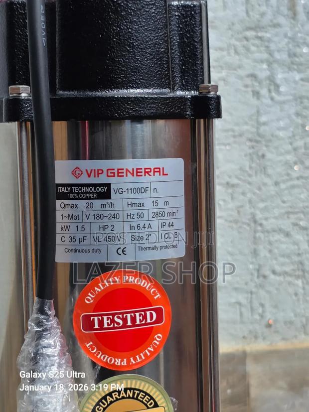 General Sewage Pump 2.0hp - thumbnail 6