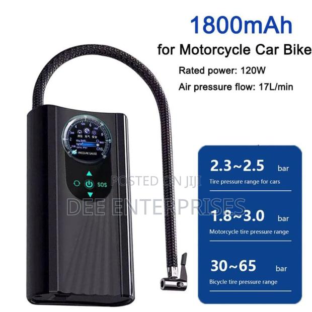 Car Cigar Powered Portable Air Inflating Pump - main view