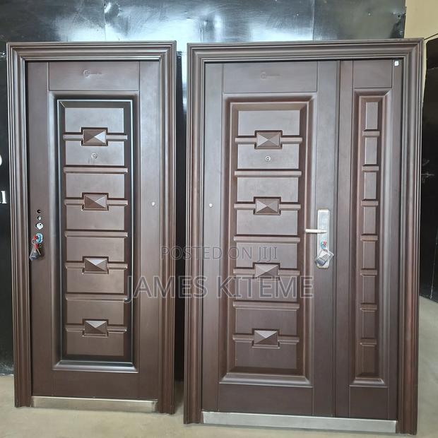 Gray Double Door