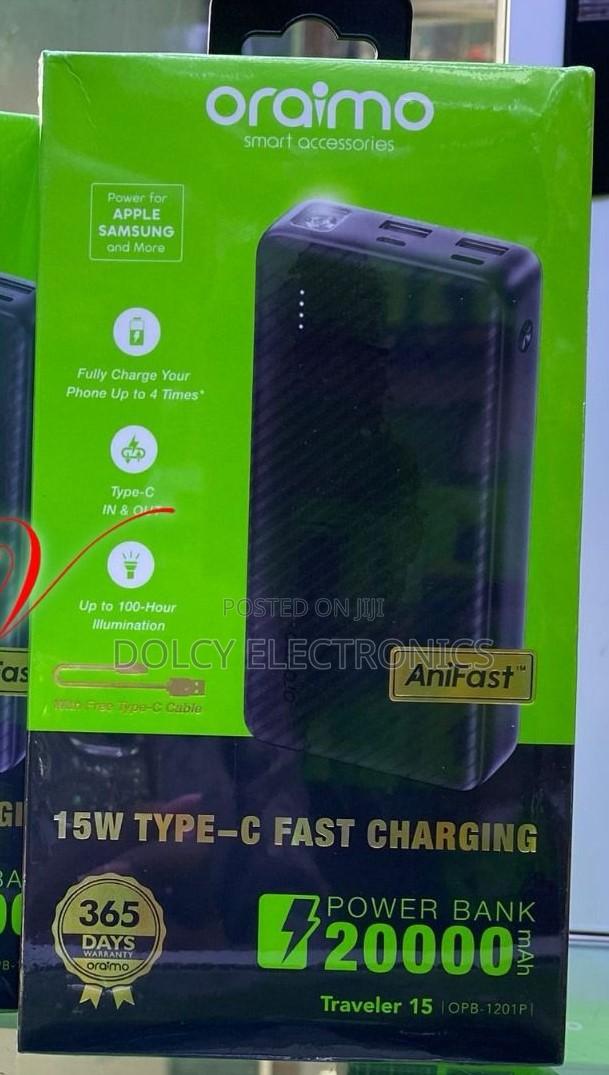 Oraimo Power Bank Opb-1201p Type-c In And Out 15w - main view