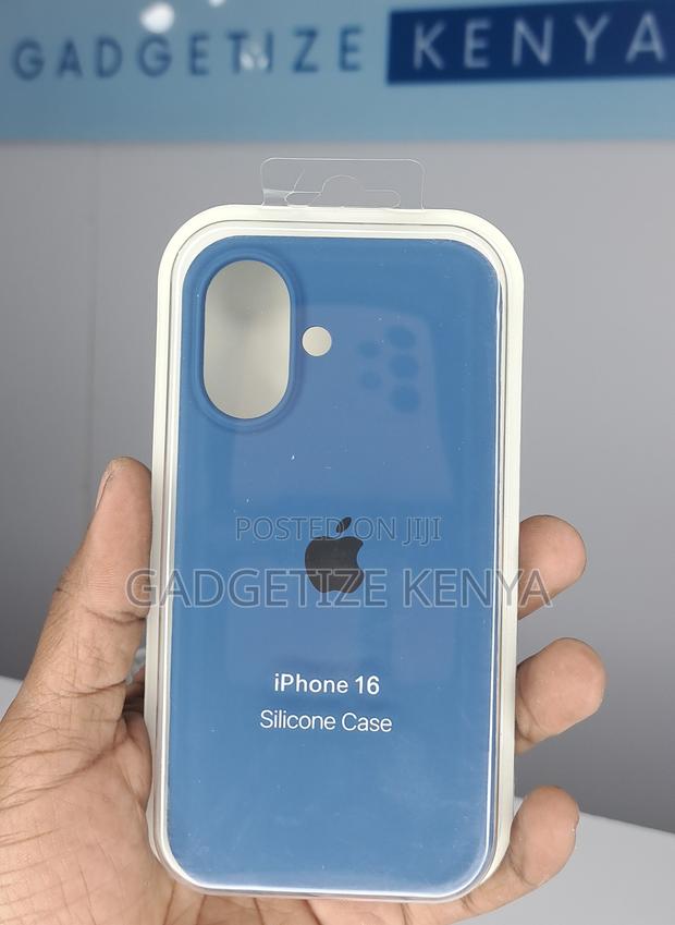 Thick Silicone Matte Back Case Cover for iPhone 16 Series