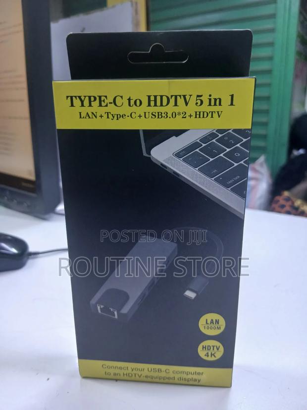 Type C Hub to HDTV 5 in 1 - main view