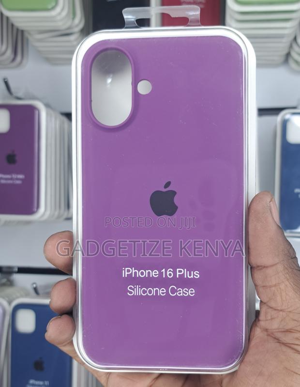 Thick Silicone Matte Back Case Cover for iPhone 16 Series - thumbnail 10