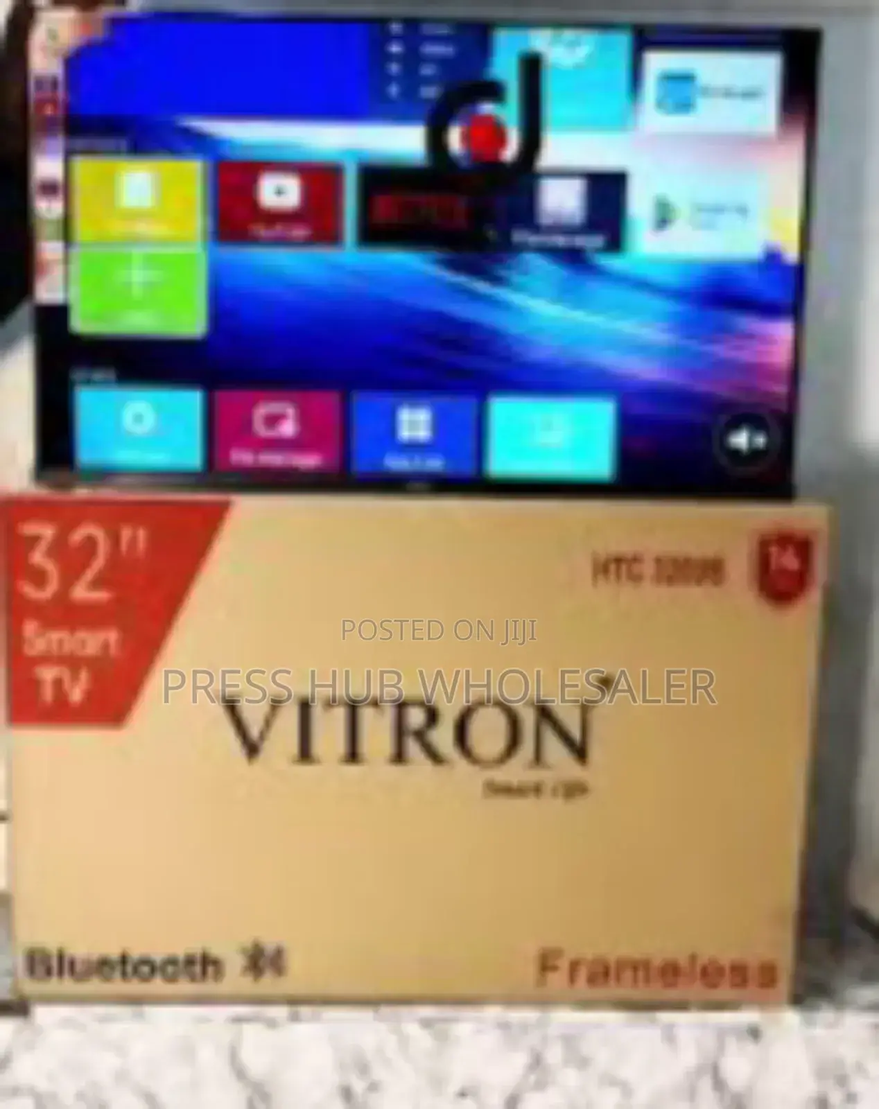 Vitron 32" Qled Smart Android Tv.